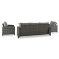  Signature Design by Ashley Oasis Court P335-081 Sofa/Chairs/Table Set IMAGE 3