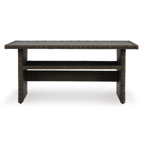  Signature Design by Ashley Brook Ranch P465-625 Rectangular Multi-Use Table IMAGE 2
