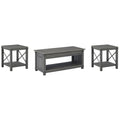  Signature Design by Ashley Freedan T175T1 Coffee Table and 2 End Tables IMAGE 1