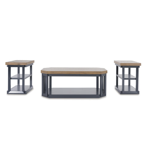  Signature Design by Ashley Landocken T402-13 Occasional Table Set IMAGE 2
