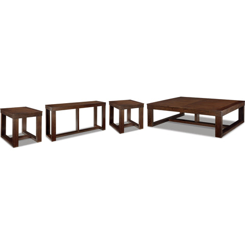  Signature Design by Ashley Watson T481T1 Coffee Table and 2 End Tables with Console IMAGE 1