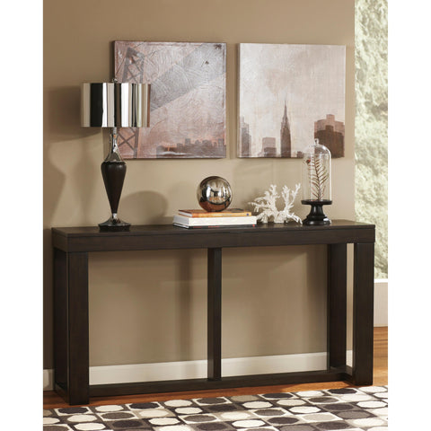 Signature Design by Ashley Watson T481T1 Coffee Table and 2 End Tables with Console IMAGE 4