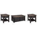  Signature Design by Ashley Tyler Creek T736T2 Coffee Table and 2 End Tables IMAGE 1