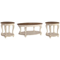  Signature Design by Ashley Realyn T743T1 Coffee Table and 2 End Tables IMAGE 1