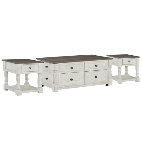  Signature Design by Ashley Havalance T994T1 Lift Top Coffee Table and 2 End Tables IMAGE 1