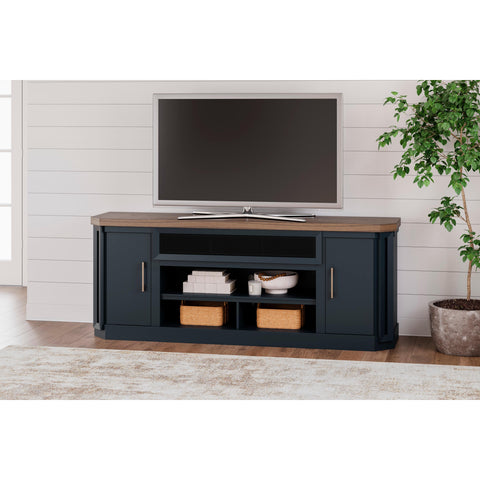  Signature Design by Ashley Landocken W402-68 XL TV Stand with Fireplace Option IMAGE 7