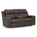  Signature Design by Ashley Lavenhorne 6330694C Double Reclining Loveseat with Console IMAGE 1