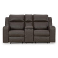  Signature Design by Ashley Lavenhorne 6330694C Double Reclining Loveseat with Console IMAGE 3