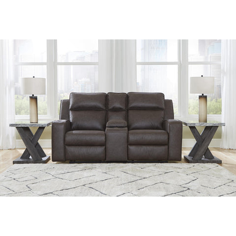  Signature Design by Ashley Lavenhorne 6330694C Double Reclining Loveseat with Console IMAGE 6