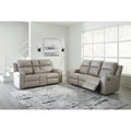  Signature Design by Ashley Lavenhorne 6330789C Reclining Sofa with Drop Down Table IMAGE 9