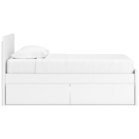  Signature Design by Ashley Onita EB9630B10 Twin Panel Platform Bed with 1 Side Storage IMAGE 4