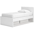  Signature Design by Ashley Onita EB9630B10 Twin Panel Platform Bed with 1 Side Storage IMAGE 7