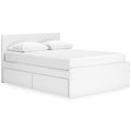  Signature Design by Ashley Onita EB9630B16 Queen Panel Platform Bed with 2 Side Storage IMAGE 1