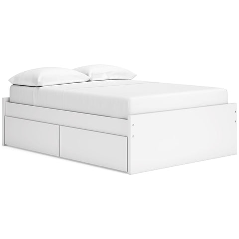  Signature Design by Ashley Onita EB9630B9 Full Platform Bed with 1 Side Storage IMAGE 1