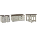  Signature Design by Ashley Bolanburg T637T5 5 pc Occasional Table Set IMAGE 1