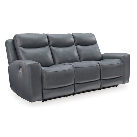 Signature Design by Ashley Mindanao U5950415C Power Reclining Sofa with Adjustable Headrest IMAGE 1