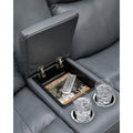  Signature Design by Ashley Mindanao U5950418C Power Reclining Loveseat with Console and Adjustable Headrest IMAGE 8