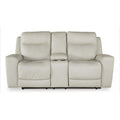  Signature Design by Ashley Mindanao U5950518C Power Reclining Loveseat with Console and Adjustable Headrest IMAGE 3