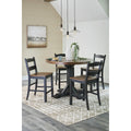  Signature Design by Ashley Valebeck D546D21 Counter Height Dining Table IMAGE 10