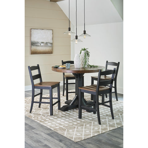  Signature Design by Ashley Valebeck D546D21 Counter Height Dining Table IMAGE 10