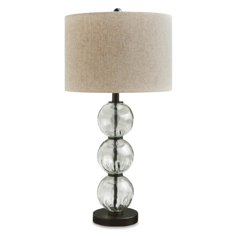  Signature Design by Ashley Airbal L431604 Glass Table Lamp IMAGE 1