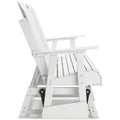  Signature Design by Ashley Hyland wave P111-835 Glider Loveseat IMAGE 4