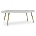  Signature Design by Ashley Seton Creek P798-625 Oval Dining Table with Umbrella Option IMAGE 1