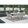  Signature Design by Ashley Seton Creek P798-625 Oval Dining Table with Umbrella Option IMAGE 11