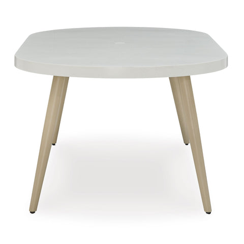  Signature Design by Ashley Seton Creek P798-625 Oval Dining Table with Umbrella Option IMAGE 3