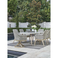  Signature Design by Ashley Seton Creek P798-625 Oval Dining Table with Umbrella Option IMAGE 9