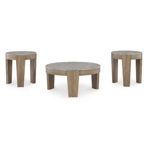  Signature Design by Ashley Guystone T237-13 Occasional Table Set IMAGE 2
