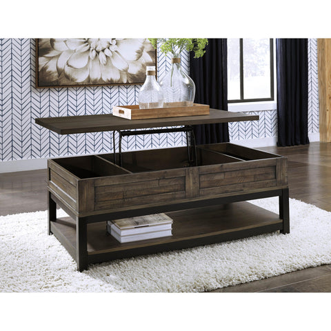  Signature Design by Ashley Johurst T444T1 Lift-top Coffee Table and 2 End Tables IMAGE 3
