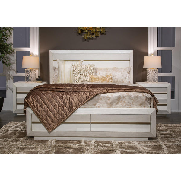 Magnussen Avondale B5689-64A King Wood/Metal Panel Storage Bed IMAGE 1