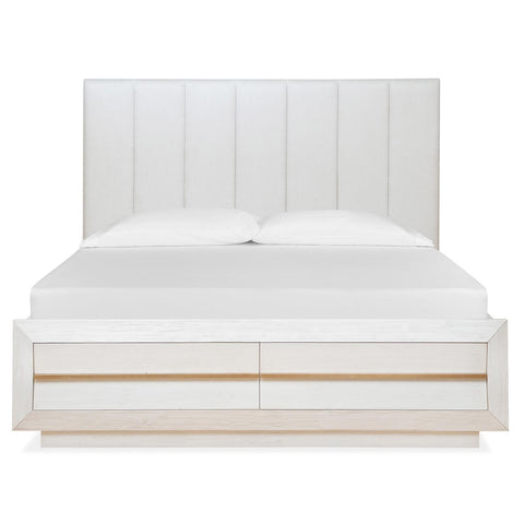  Magnussen Avondale B5689-60C King Upholstered Bed with Storage Footboard IMAGE 1