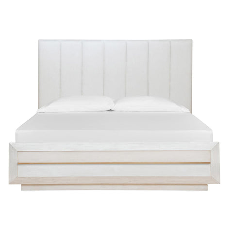  Magnussen Avondale B5689-60B King Upholstered Bed with Wood/Metal Footboard IMAGE 1