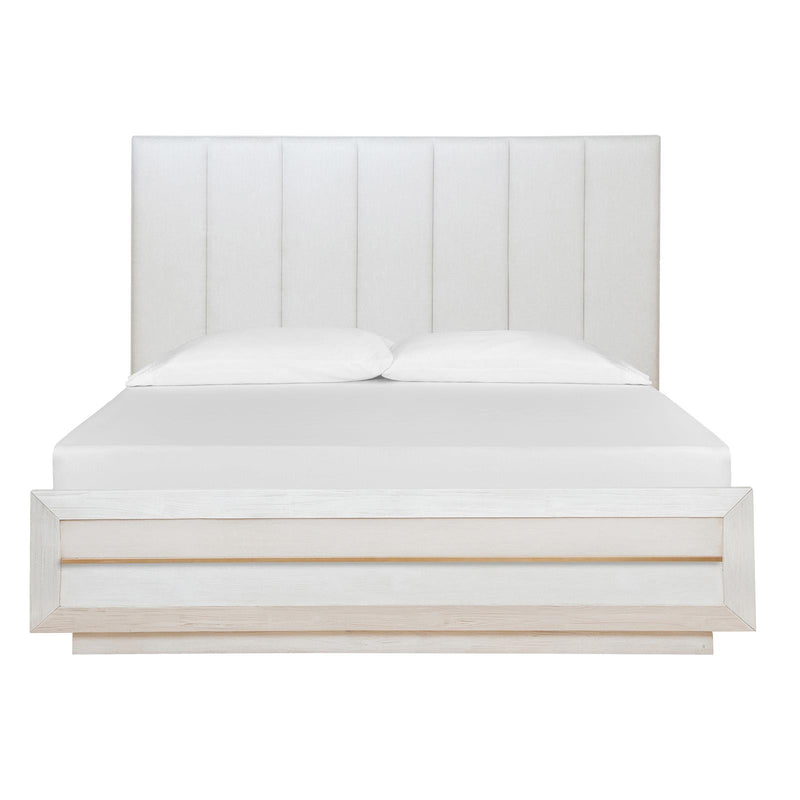 Magnussen Avondale B5689-60B King Upholstered Bed with Wood/Metal Footboard IMAGE 1