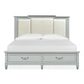  Magnussen Glenbrook B5668-65A King Panel Storage Bed with Upholstered Headboard IMAGE 3