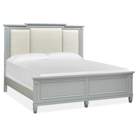  Magnussen Glenbrook B5668-55 Queen Panel Bed with Upholstered Headboard IMAGE 1