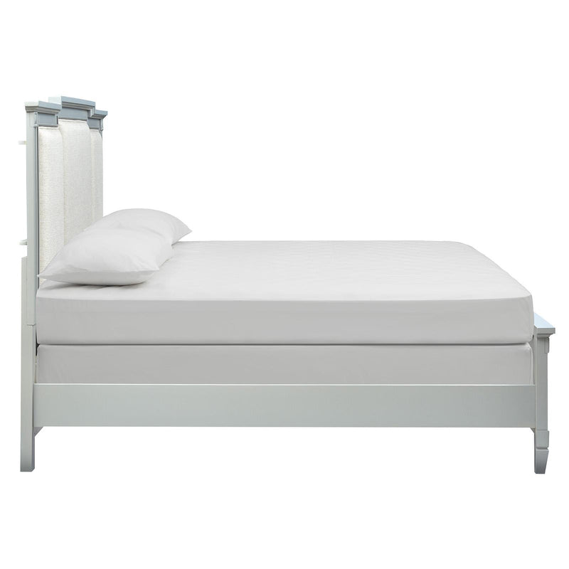 Magnussen Glenbrook B5668-55 Queen Panel Bed with Upholstered Headboard IMAGE 3