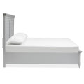  Magnussen Charleston B5611-74GY California King Panel Bed - Grey IMAGE 3