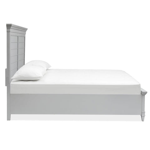  Magnussen Charleston B5611-65GY King Panel Storage Bed - Grey IMAGE 4