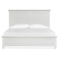  Magnussen Charleston B5611-64WH King Panel Bed - White IMAGE 2