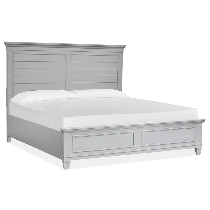 Magnussen Charleston B5611-64GY King Panel Bed - Grey IMAGE 1
