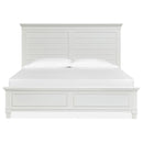 Magnussen Charleston B5611-54WH Queen Panel Bed - White IMAGE 2