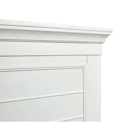  Magnussen Charleston B5611-54WH Queen Panel Bed - White IMAGE 4