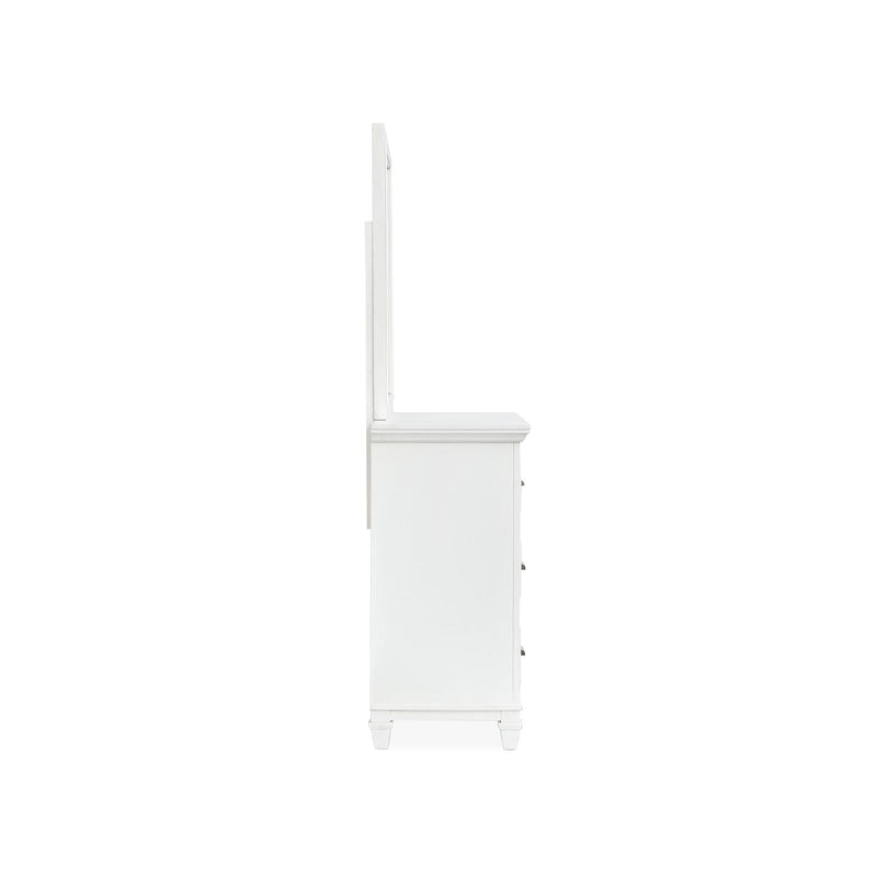 Magnussen Charleston B5611-40WH Landscape Mirror - White IMAGE 4