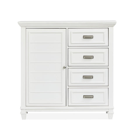  Magnussen Charleston B5611-13WH Door Chest - White IMAGE 3