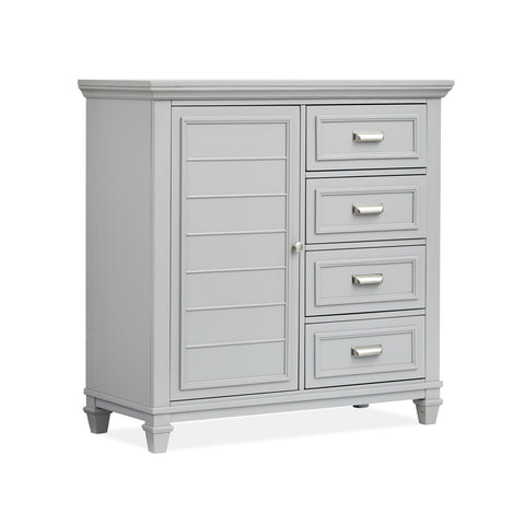  Magnussen Charleston B5611-13GY Door Chest - Grey IMAGE 1