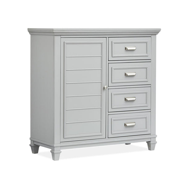 Magnussen Charleston B5611-13GY Door Chest - Grey IMAGE 1