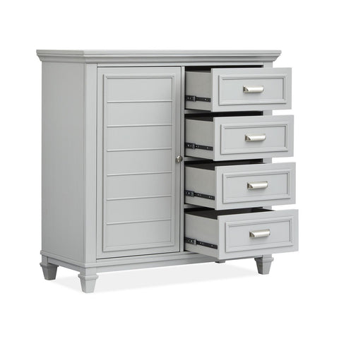  Magnussen Charleston B5611-13GY Door Chest - Grey IMAGE 2
